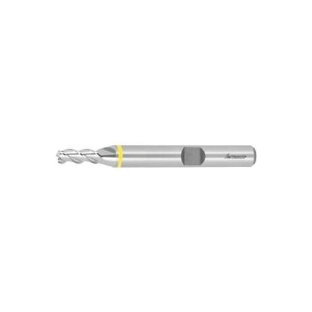 Garant HSS-Co8 End Mill for Aluminum, Uncoated, 7 mm 191320 7